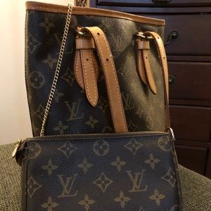 Authentic Louis Vuitton Petite Bucket